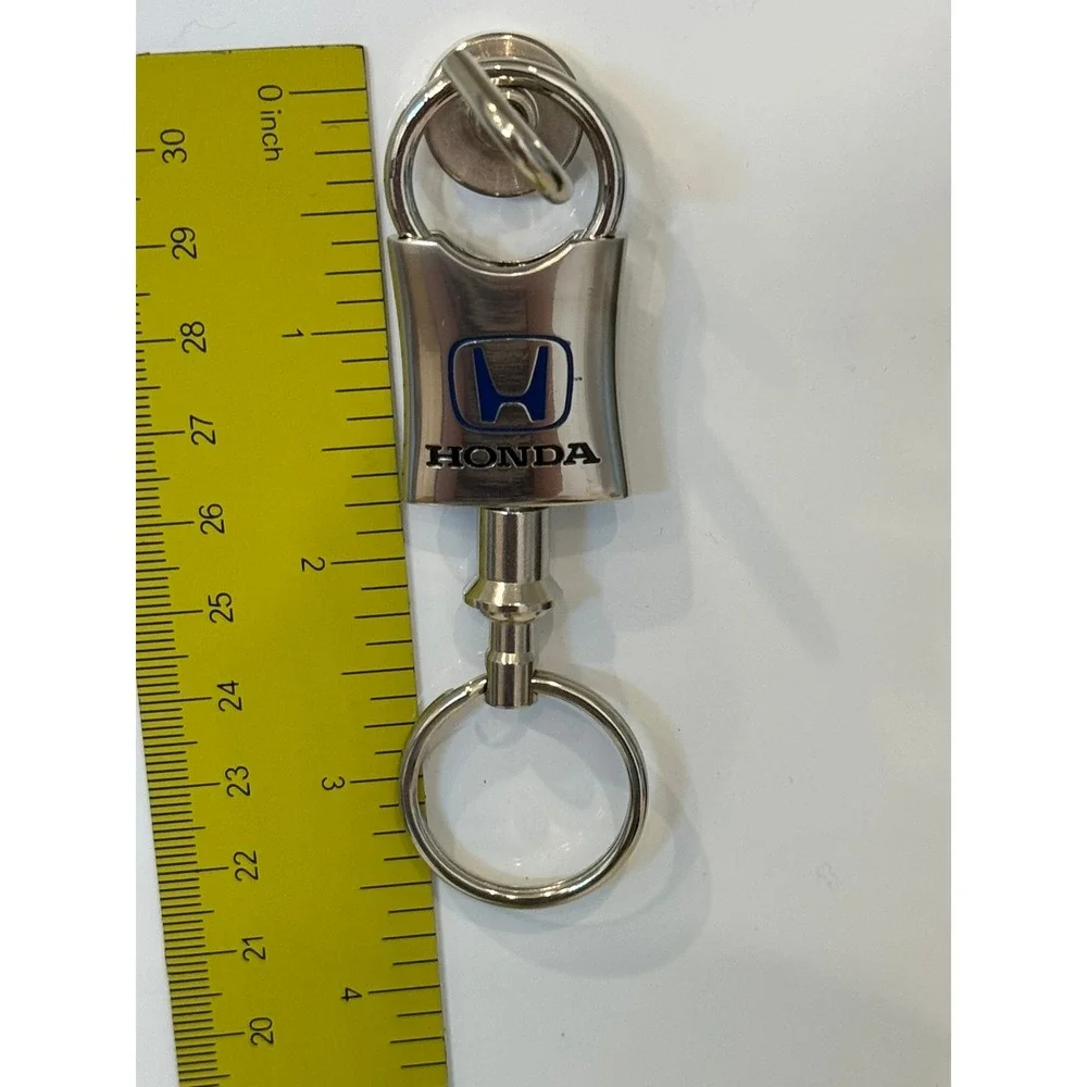 Honda Silver Metal Keychain Quick Release Swivel Showcase Honda Phoenix AZ